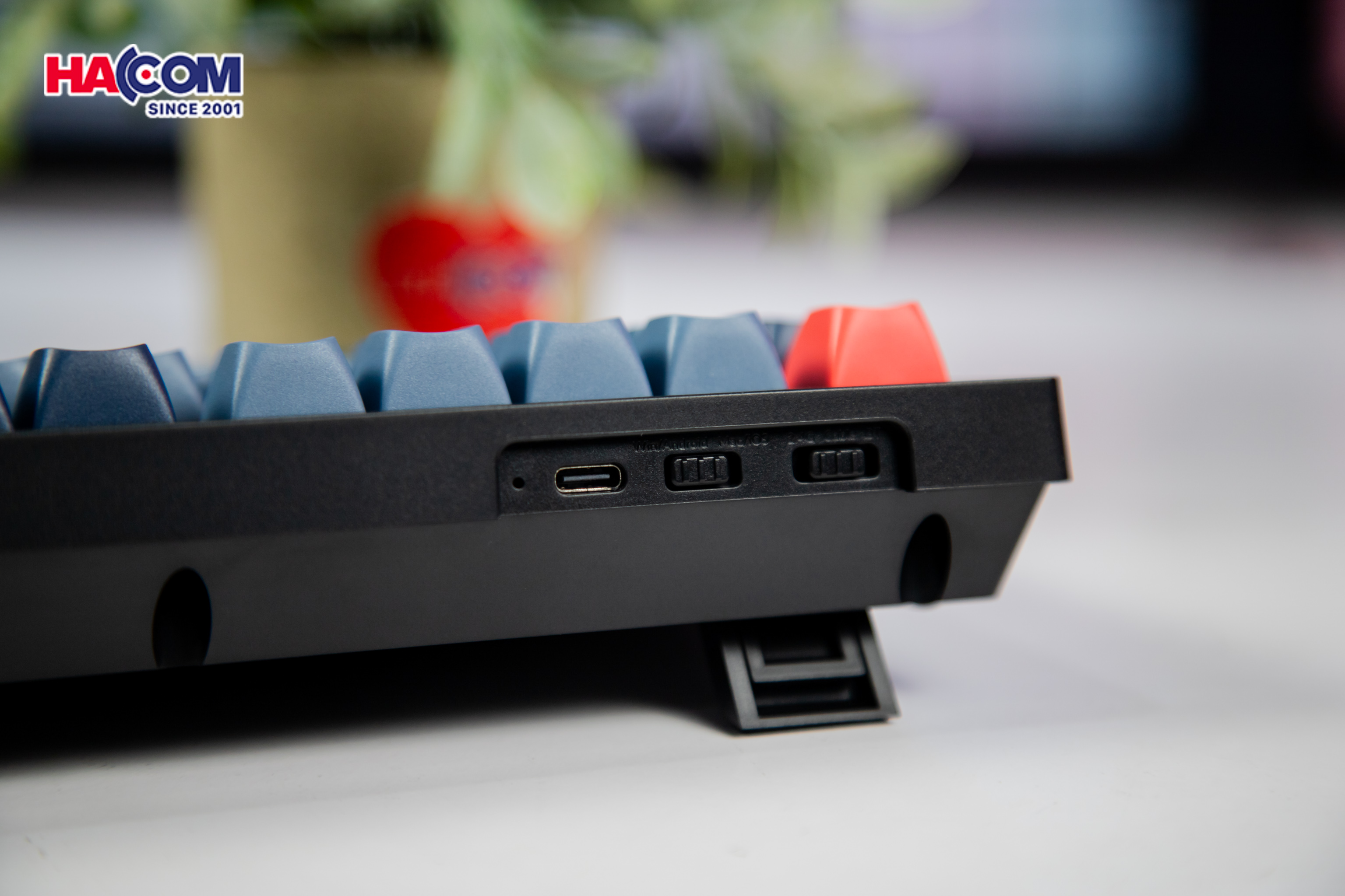 Bàn phím Keychron V1M-D1 V1 Max Swappable RGB Backlight Red Switch 12