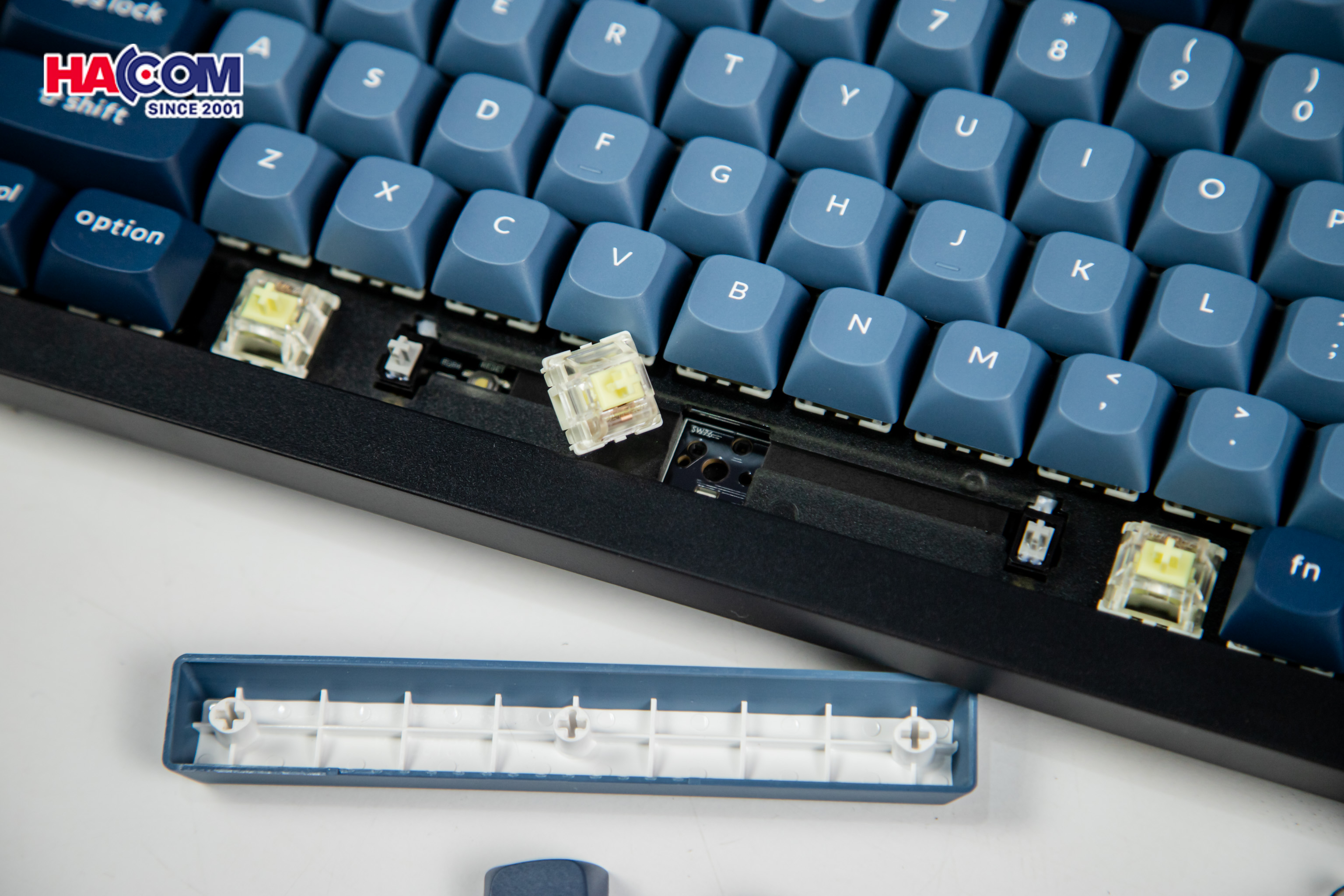 Bàn phím Keychron V1M-D4 V1 Max Swappable RGB Backlight Banana Switch 15