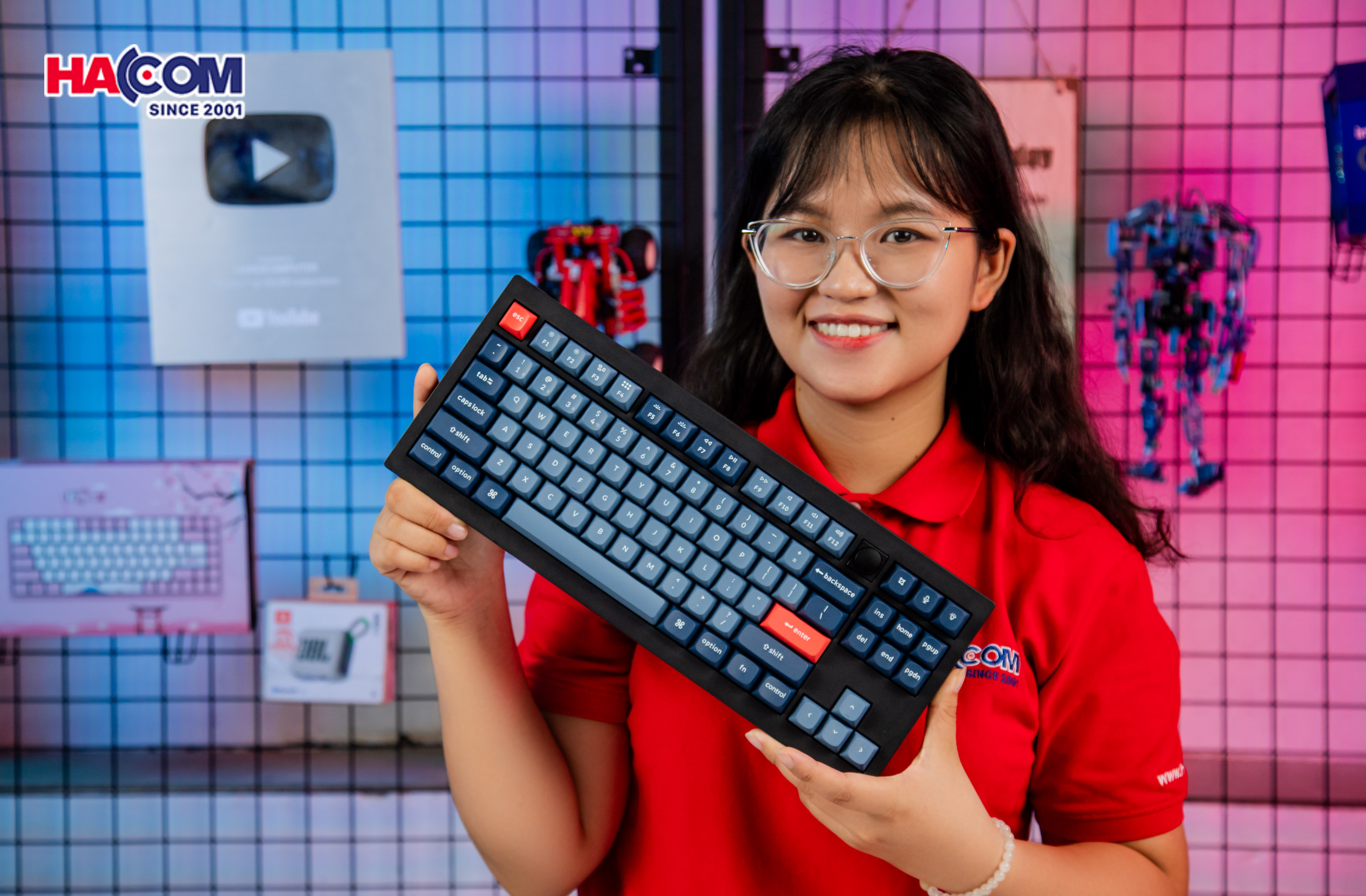 Bàn phím Keychron V3M-D3 V3 Max Swappable RGB Backlight Brown Switch 1