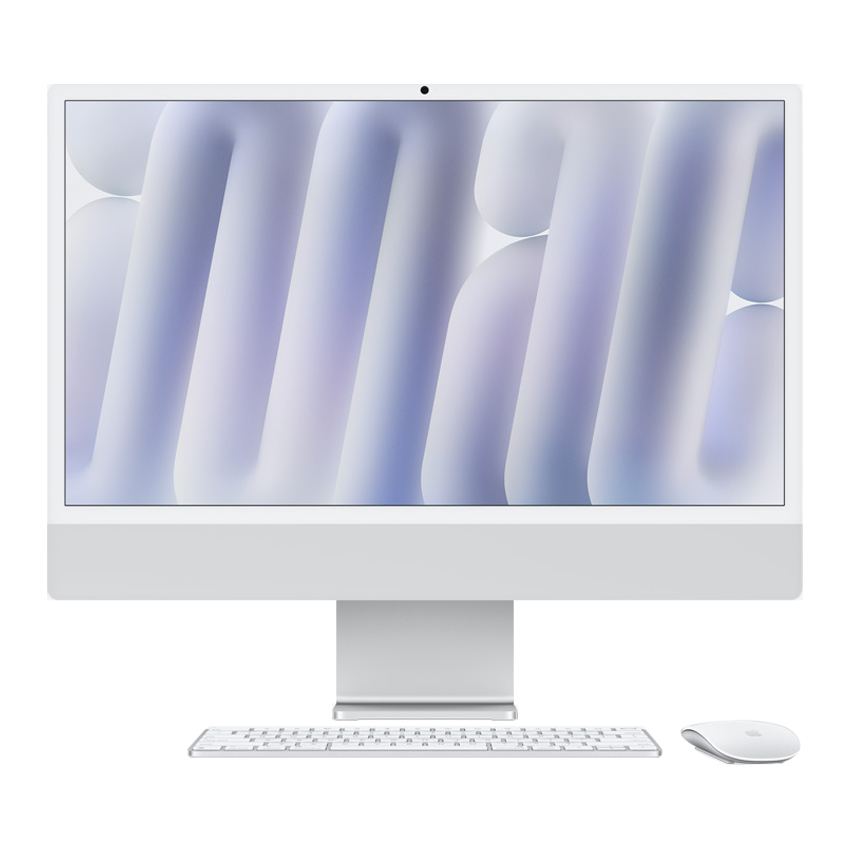 PC Apple iMac M4 (10 core CPU/10 core GPU/32GB RAM/512GB SSD/24 inch 4.5K/Silver) (Z1K100044)