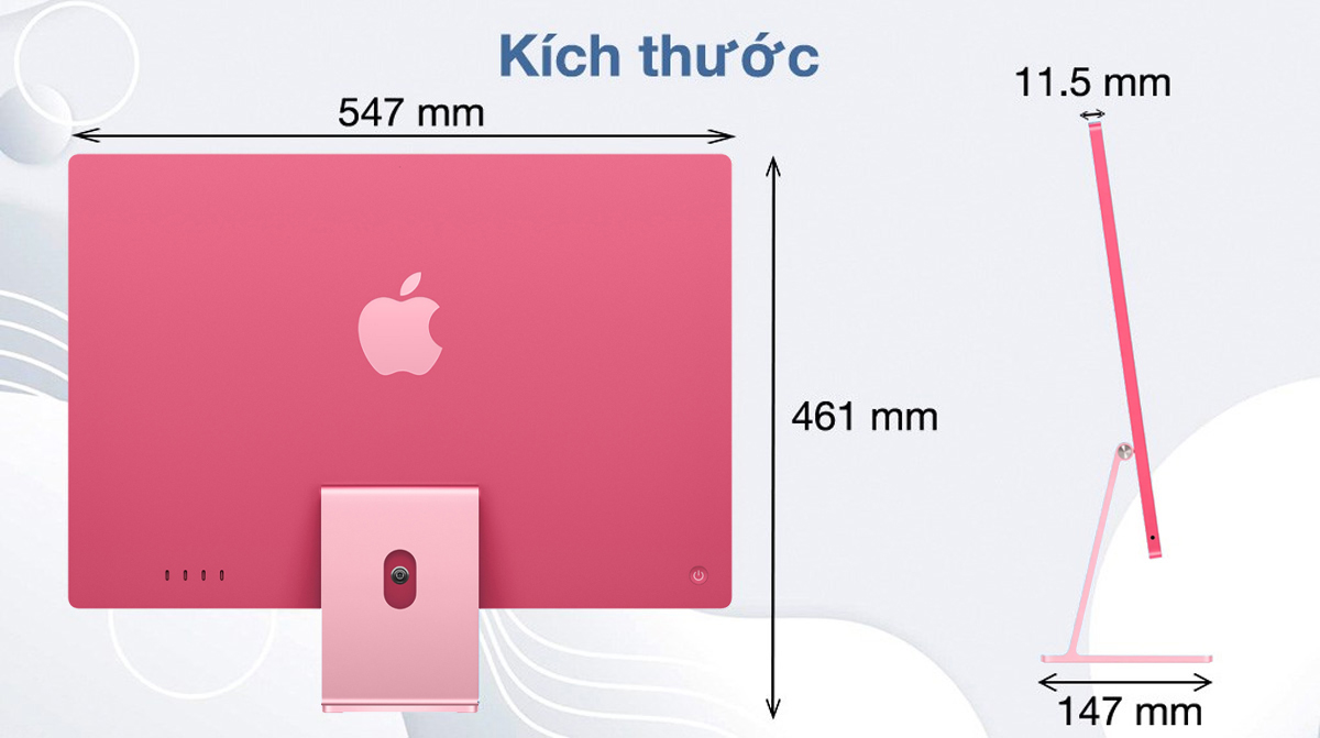Thiết Kế Màu Sắc Nổi Bật – iMac M4 Hồng