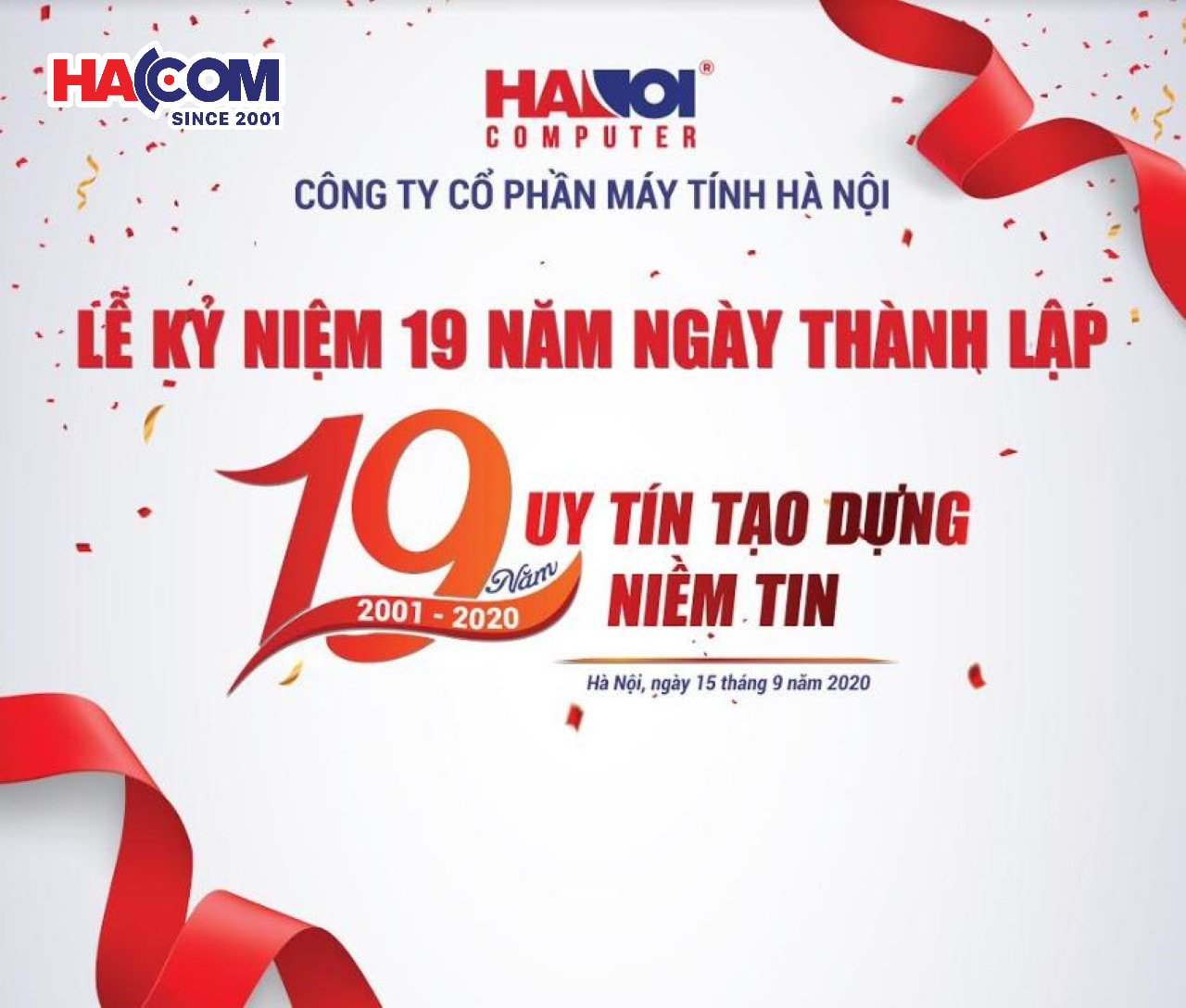 Kỷ niệm 19 năm thành lập HACOM Group - Ảnh 1