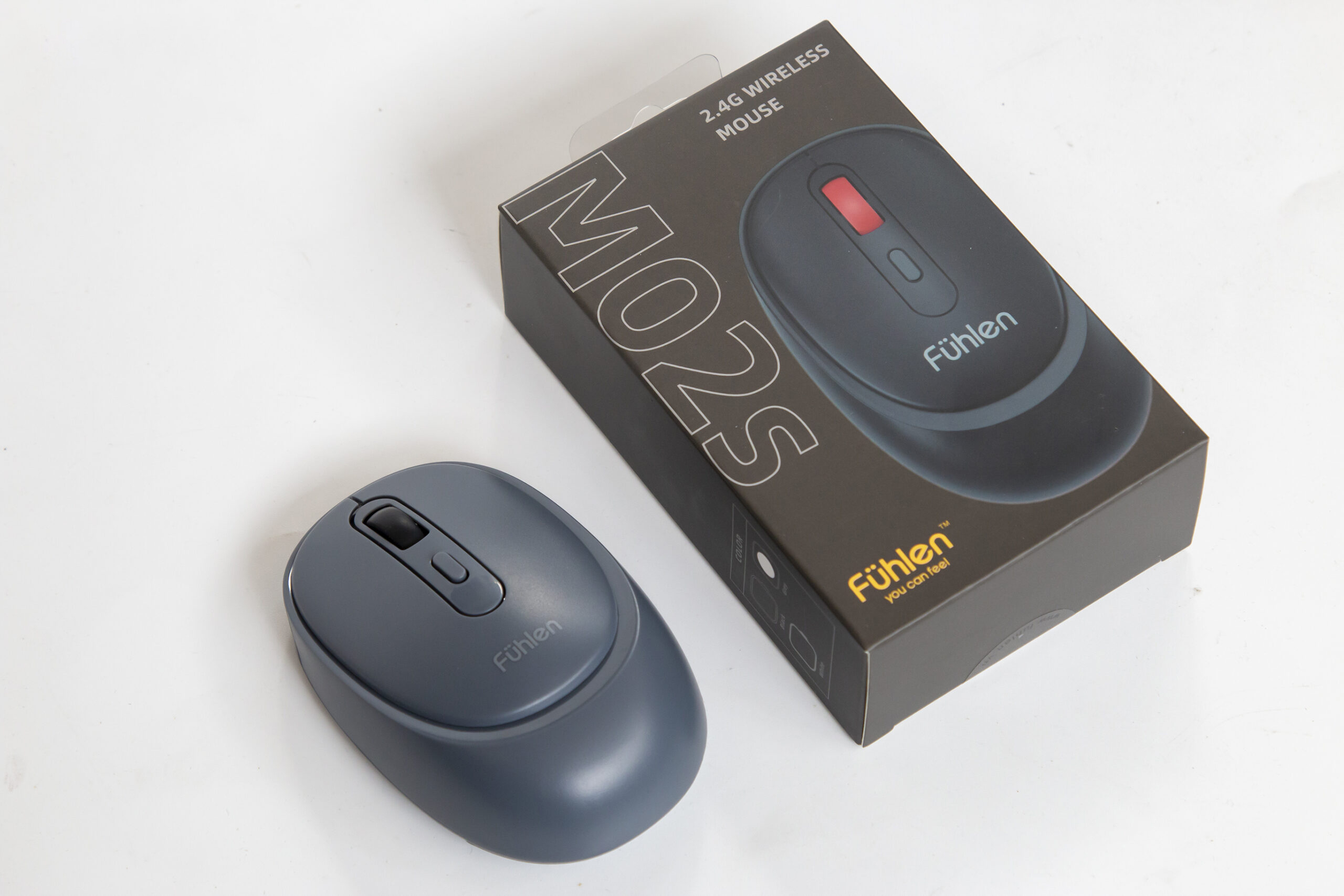 Chuột không dây Fuhlen M02S (Xám) 1