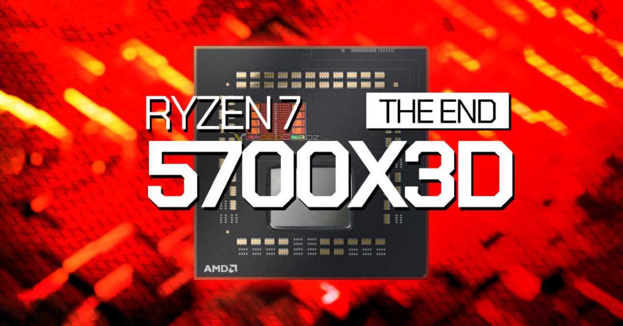 AMD dừng giao Ryzen 7 5700X3D: Kết thúc dòng AM4 3D V-Cache