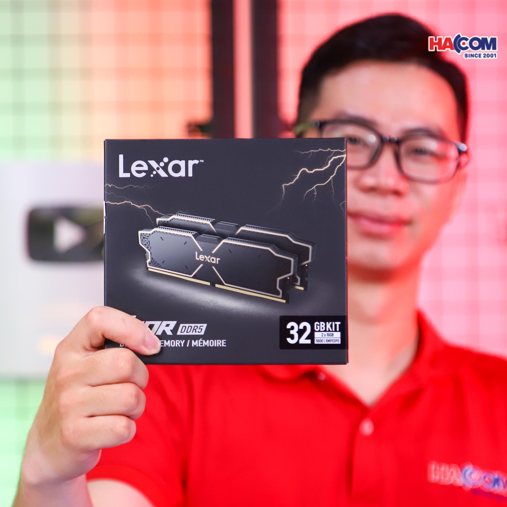 Ram Desktop Lexar Thor (LD5U16G56C36LG-RUD) 32GB (2x16GB) DDR5 5600Mhz 6