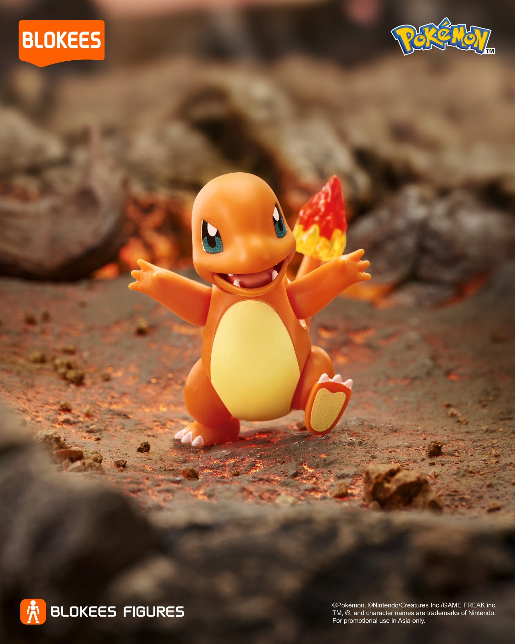 Mô hình Blokees Pokémon 74006- Pokémon Classic Edition S-charmander 1