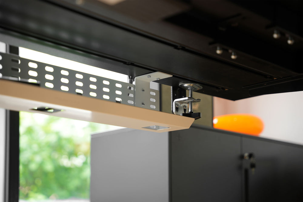 Khay giấu dây kẹp bàn HyperWork HPW-CM03-BLK-XL Đen