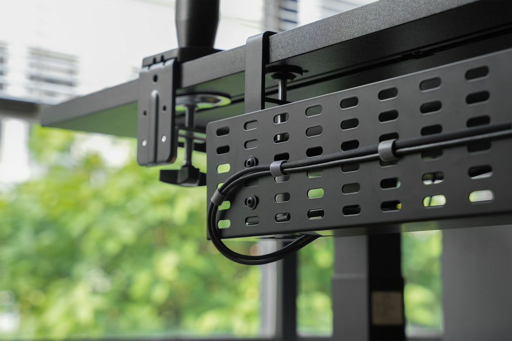 Khay giấu dây kẹp bàn HyperWork HPW-CM03-BLK-XL Đen