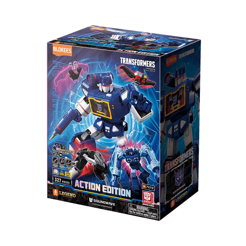 Mô hình Blokees Transformers 71172-Transformers AE03 -SOUND WAVE 1