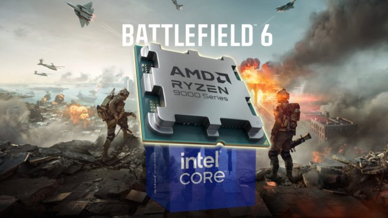 Ryzen 9800X3D vượt trội Core i9 14900K trong Battlefield 6