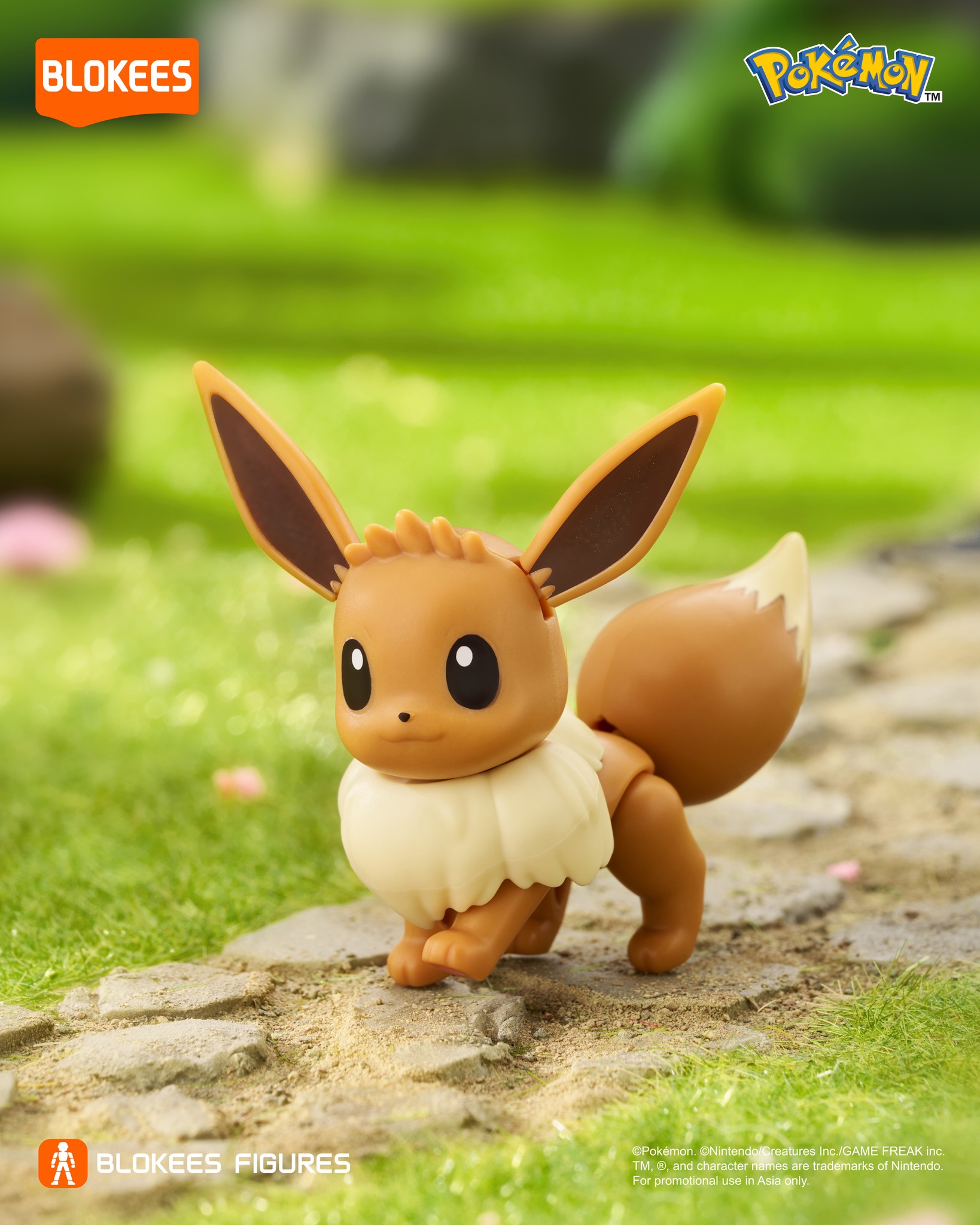 Mô hình Blokees Pokemon 74002-Pokemon Classic Edition S-Eevee 3
