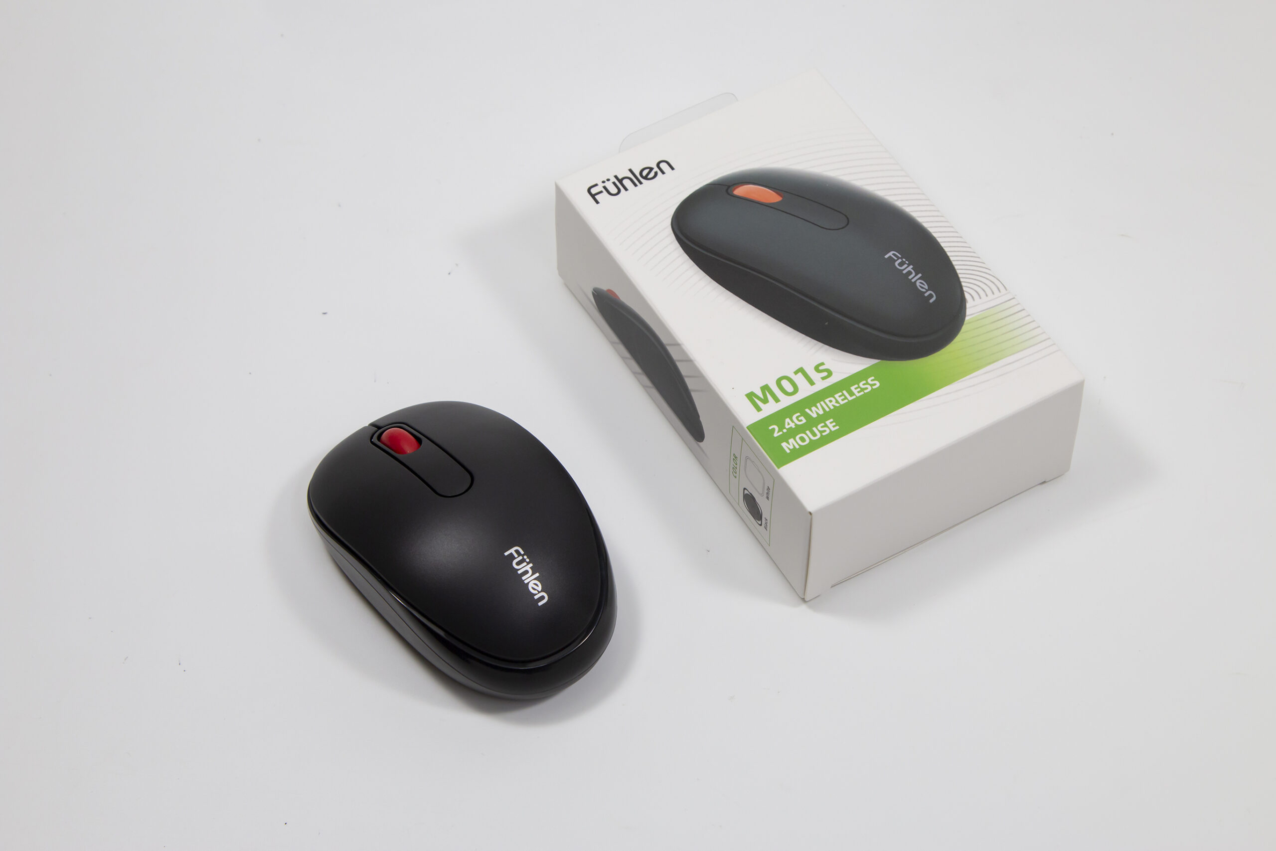 Chuột không dây Fuhlen M01S (Đen) 1