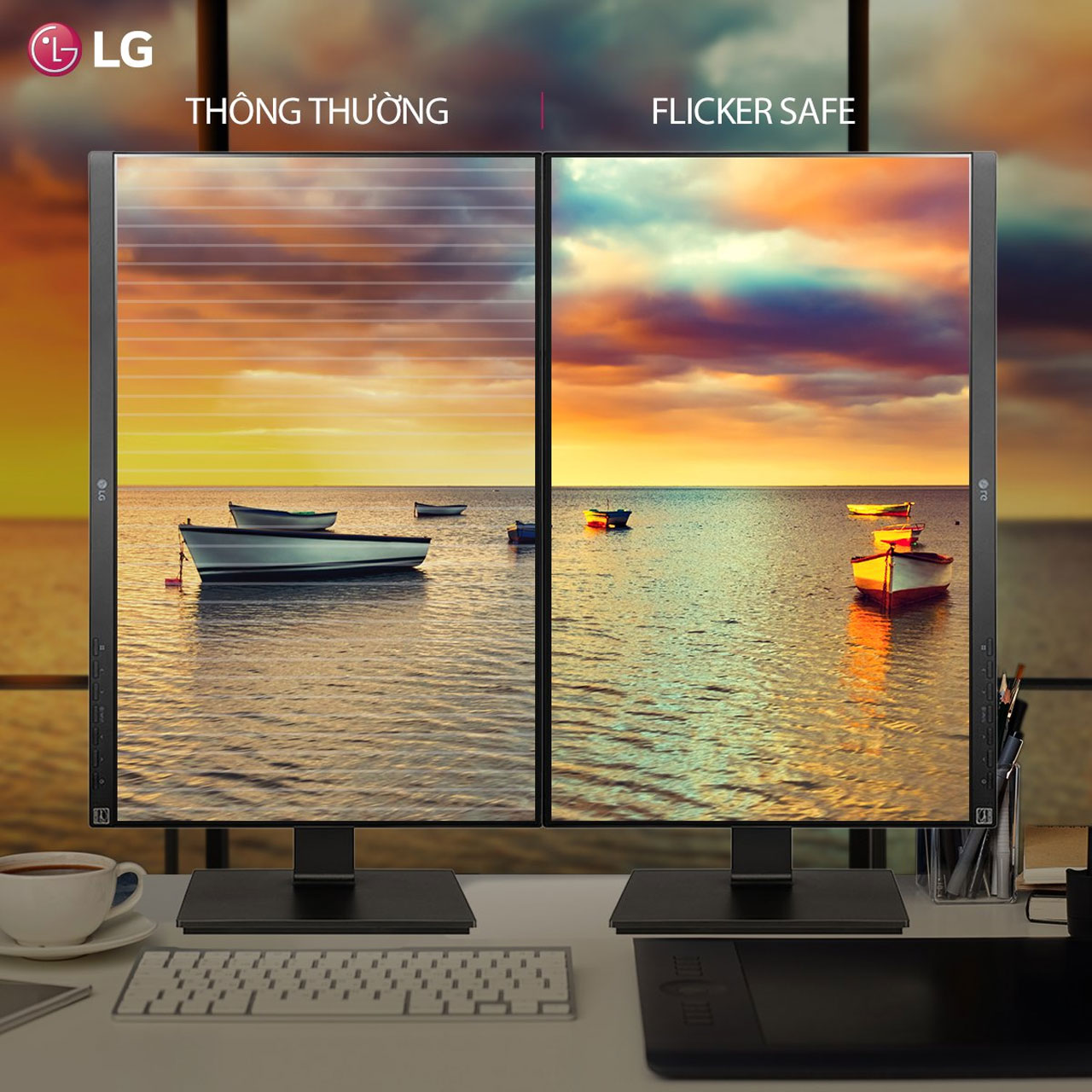 Flicker Safe: Loại bỏ nhấp nháy ẩn, bảo vệ mắt khỏi mệt mỏi