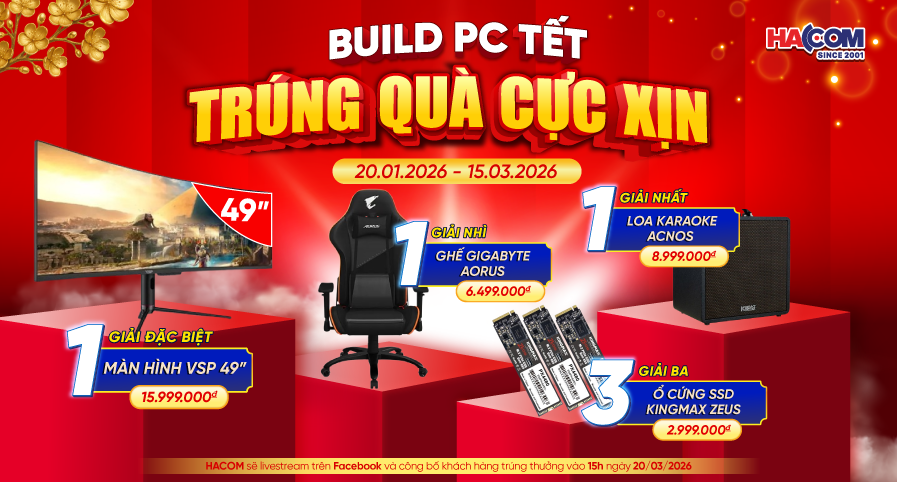 Mua PC đón Tết - Chiến game chấp hết