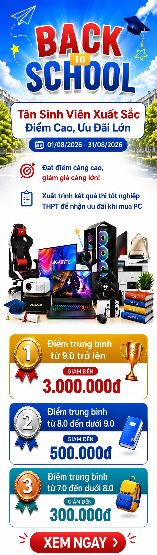 Banner chạy dọc bên trái