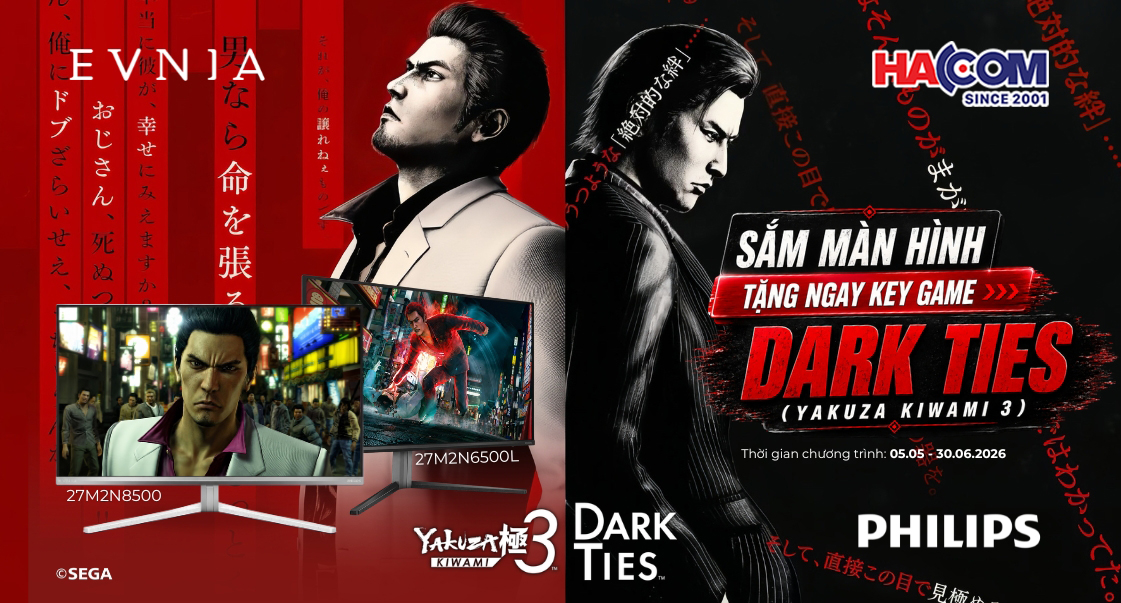 SẮM MÀN HÌNH  – NHẬN NGAY SIÊU PHẨM GAME YAKUZA KIWAMI 3!
