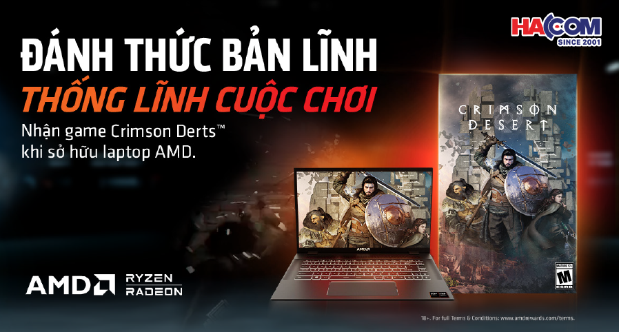 Laptop AMD banner tháng 2/2026