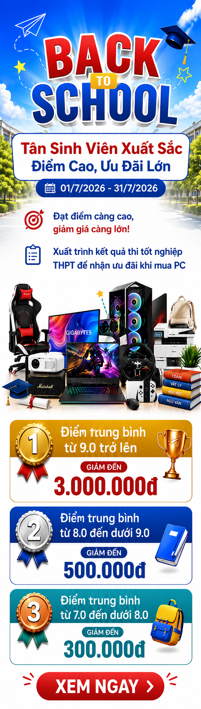 Banner chạy dọc bên trái