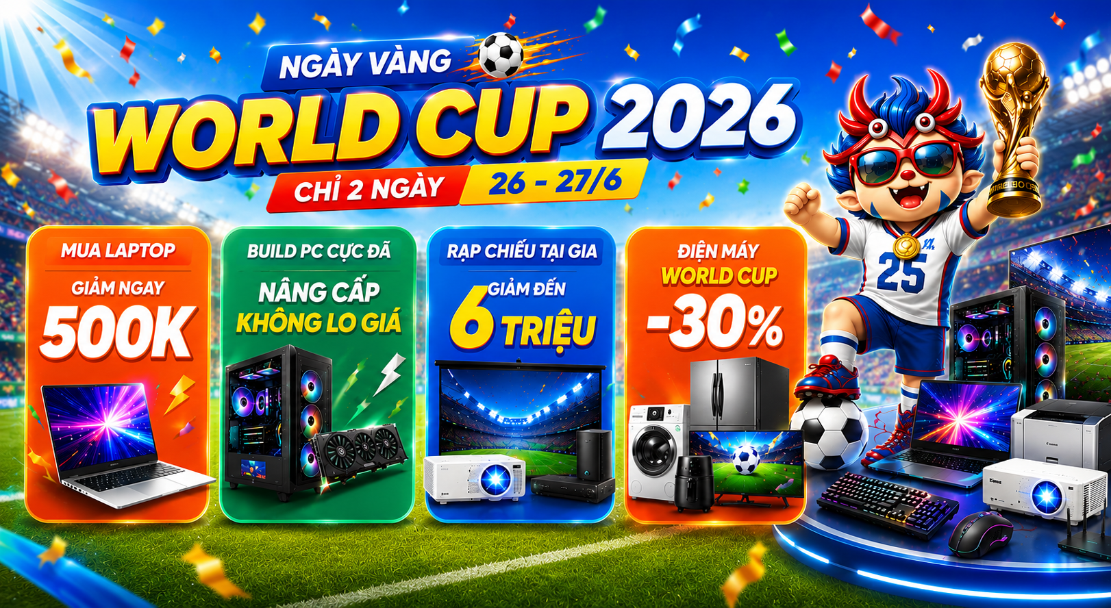 Ngày vàng - Giảm sốc