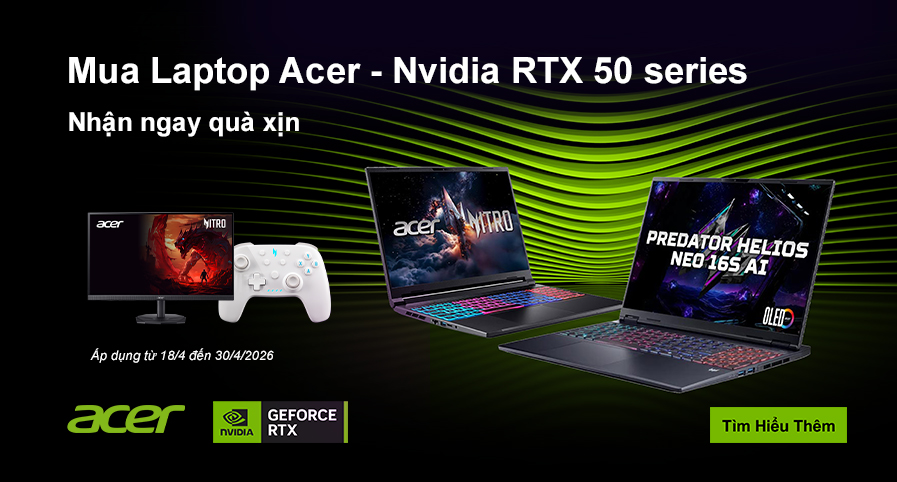 Banner Acer trang chủ 50 series