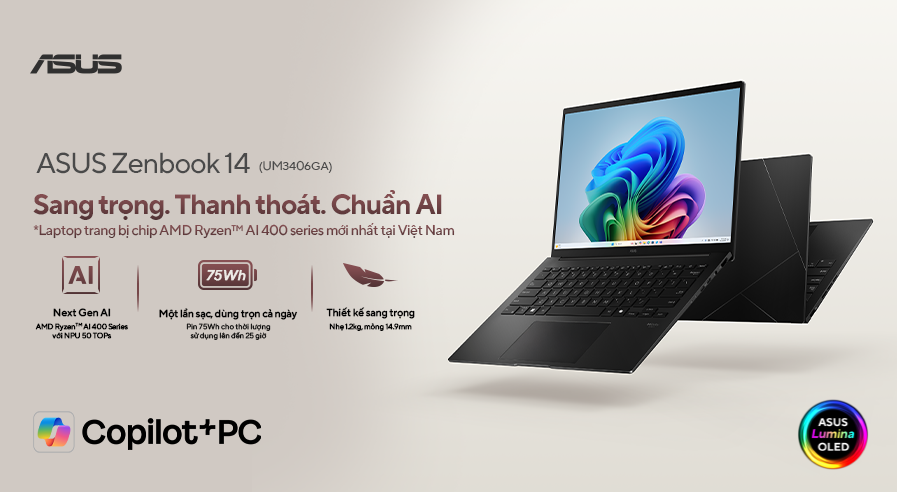 Banner ASUS trang chủ Tết 