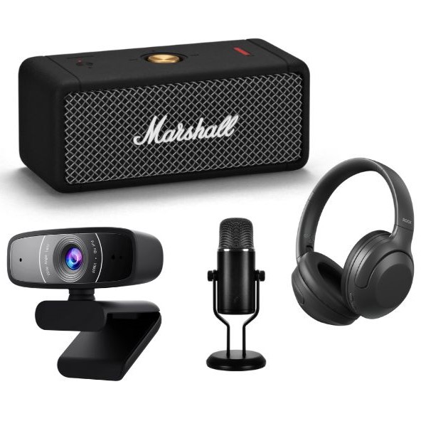 BannerLoa, Tai Nghe, Mic, Webcam