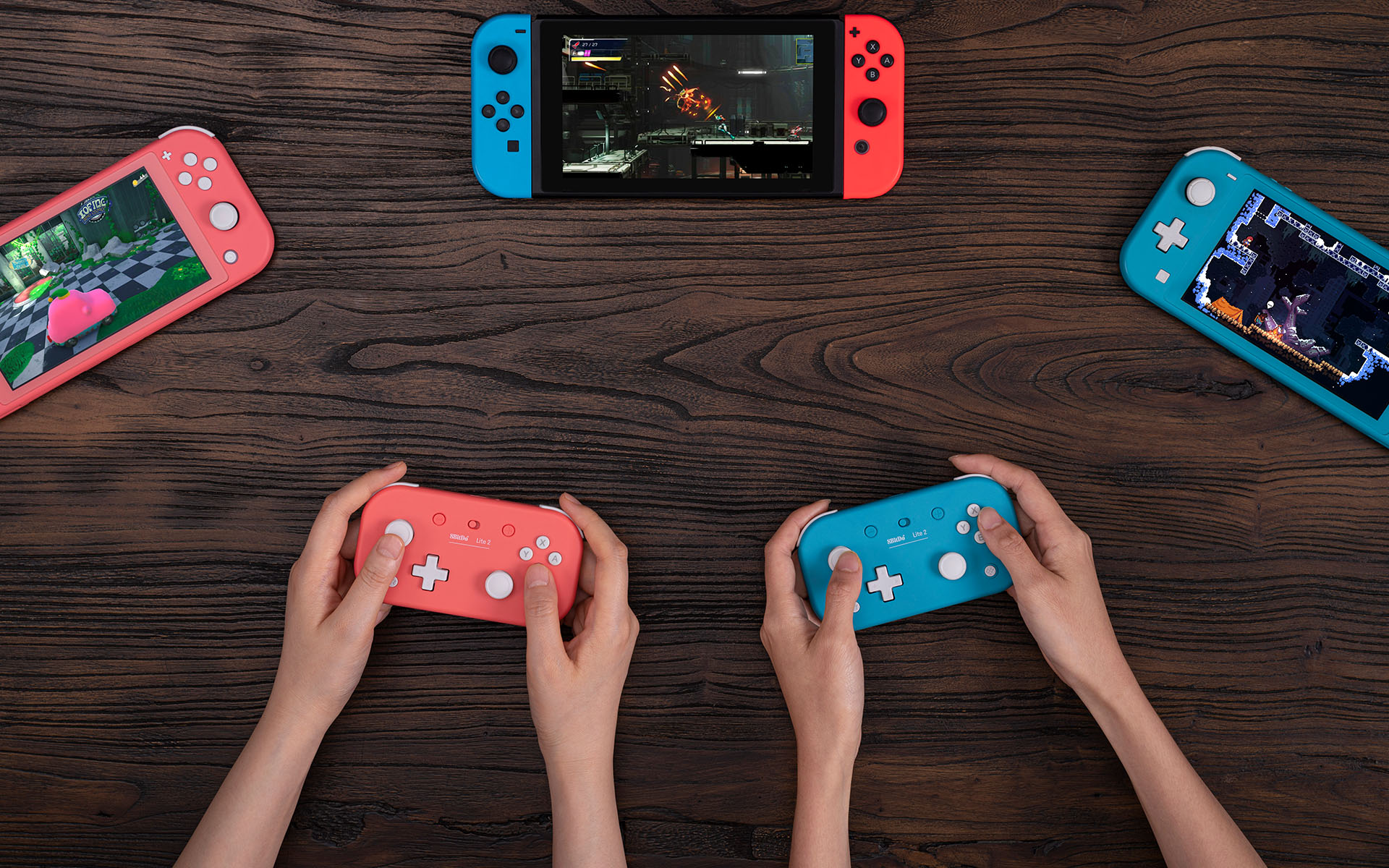 tay cam choi game 8bitdo lite 2 bluetooth gamepad 1
