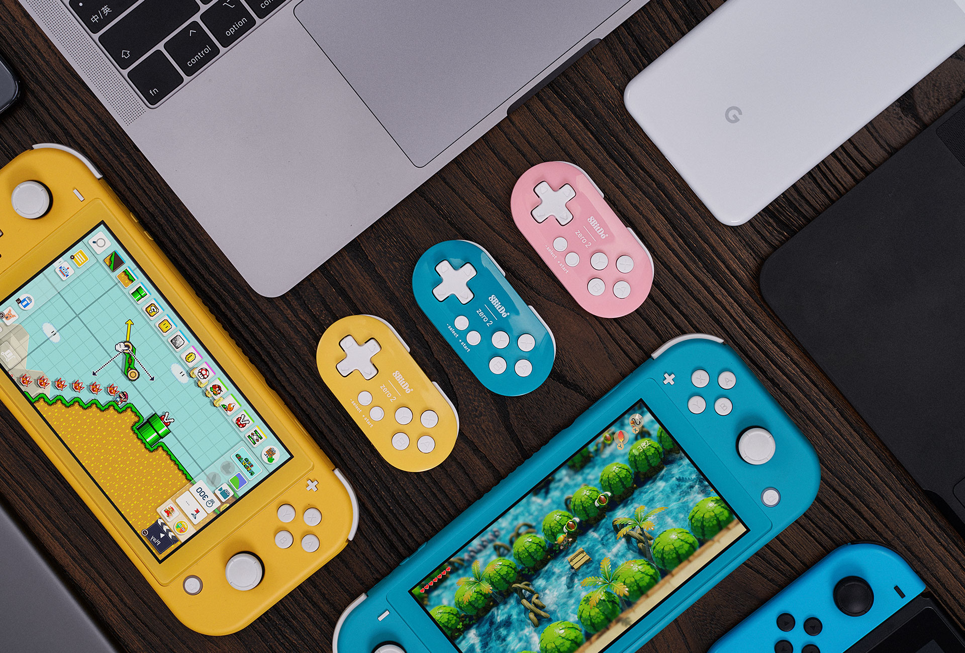 tay cam choi game 8bitdo zero 2 bluetooth gamepad 3