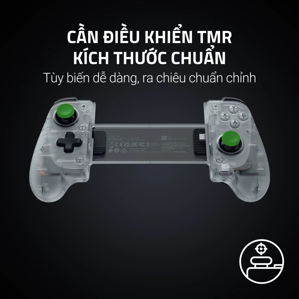 tay cam choi game razer kishi v3 usb c gaming controller for android and iphone phantom white edition 2
