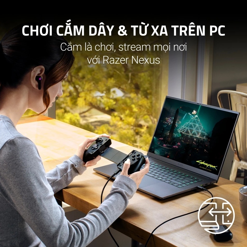 tay cam choi game razer kishi v3 usb c gaming controller for android and iphone phantom white edition 4