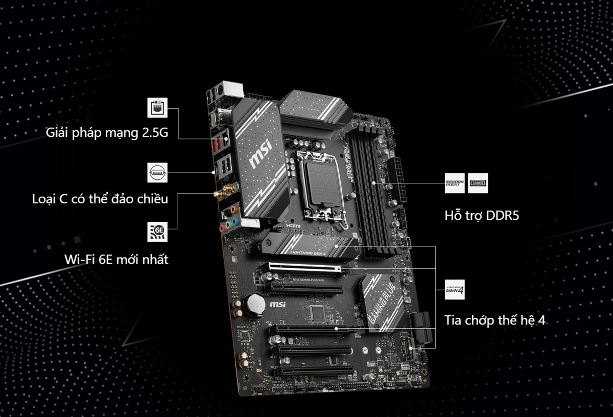 mainboard msi b760 gaming plus wifi hacom 3