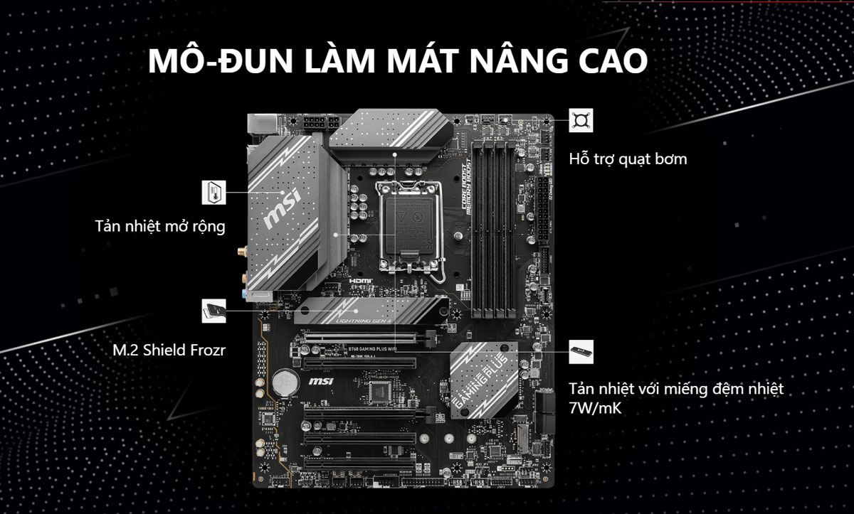 mainboard msi b760 gaming plus wifi hacom 4