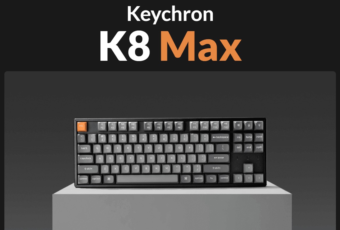 ban phim keychron k8m b1 k8 max rgb backlight 1