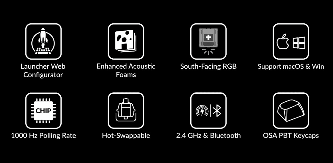 ban phim keychron k8m b1 k8 max rgb backlight 2