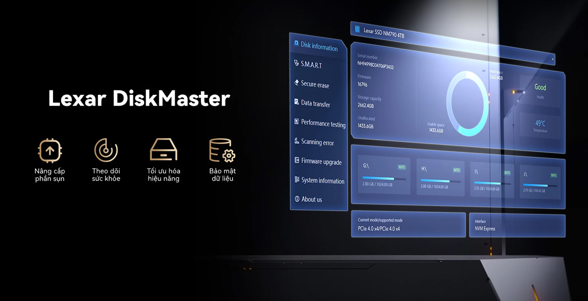 o cung ssd lexar nm1090 pro 4tb hacom 1