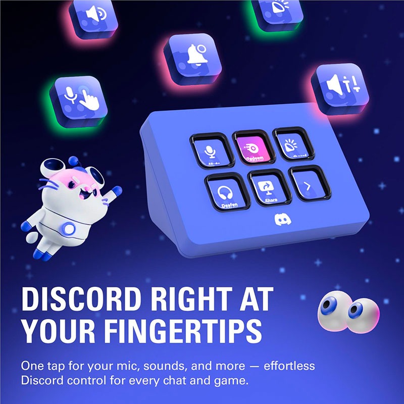 ban phim elgato stream deck stream deck mini discord edition stel0066 1