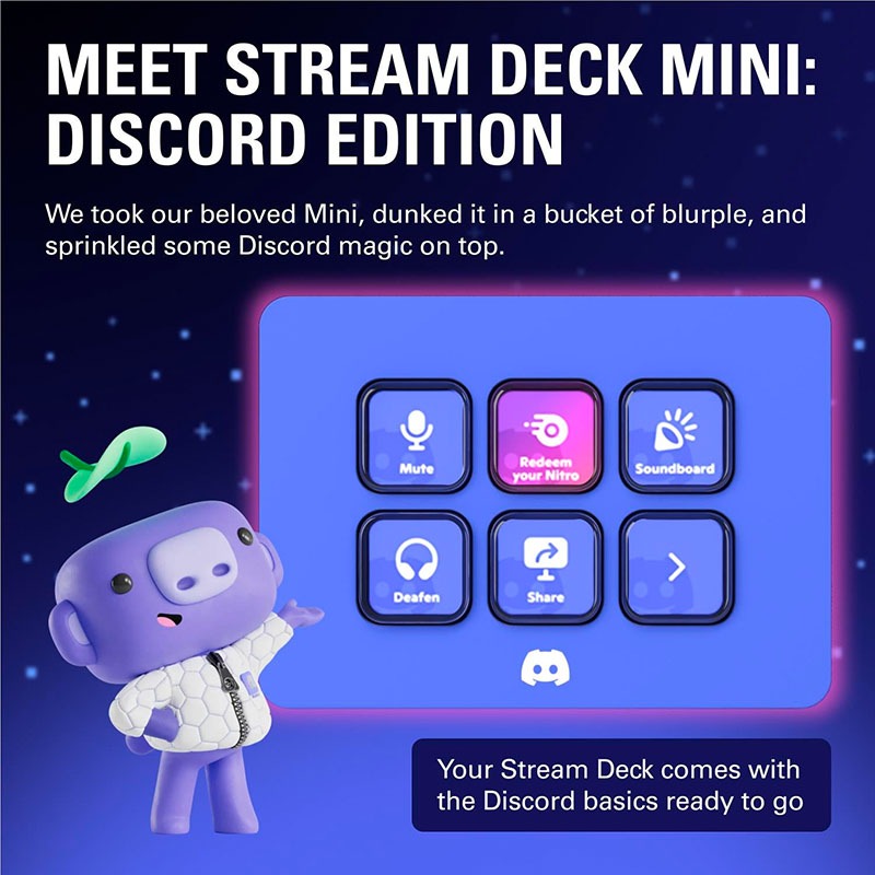 ban phim elgato stream deck stream deck mini discord edition stel0066 5