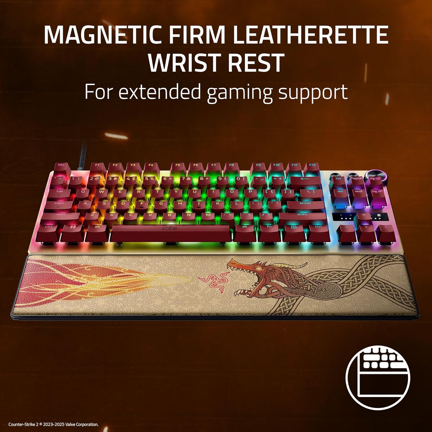 ban phim razer huntsman v3 pro tenkeyless counter strike 2 edition kbrz0146 2