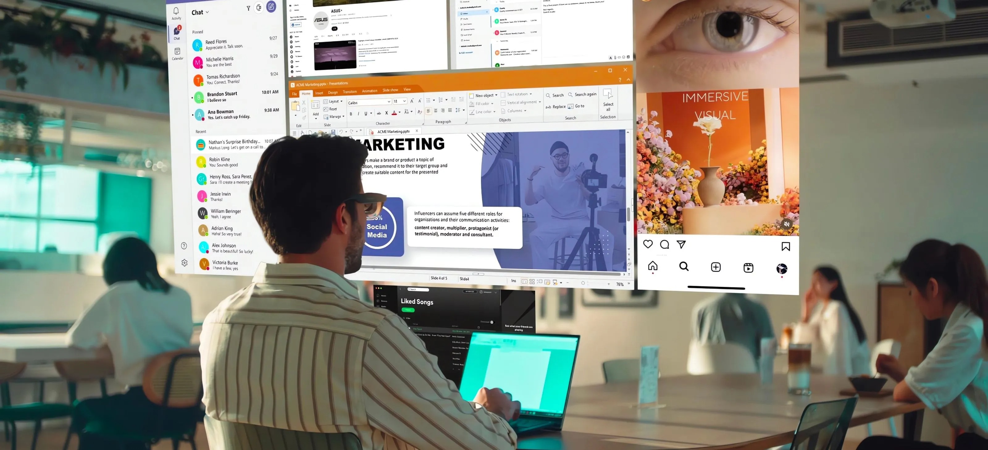 kinh thong minh asus airvision m1 2