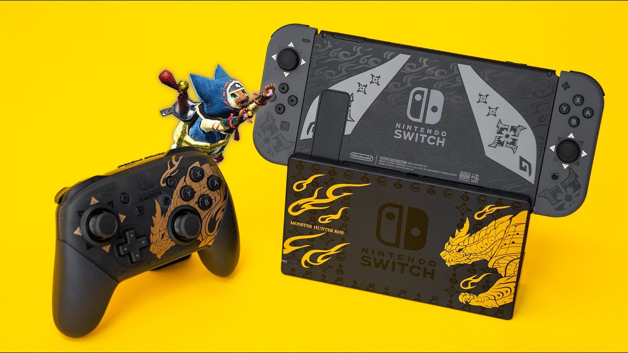 may choi game nintendo switch v2 monster hunter rise limited 1