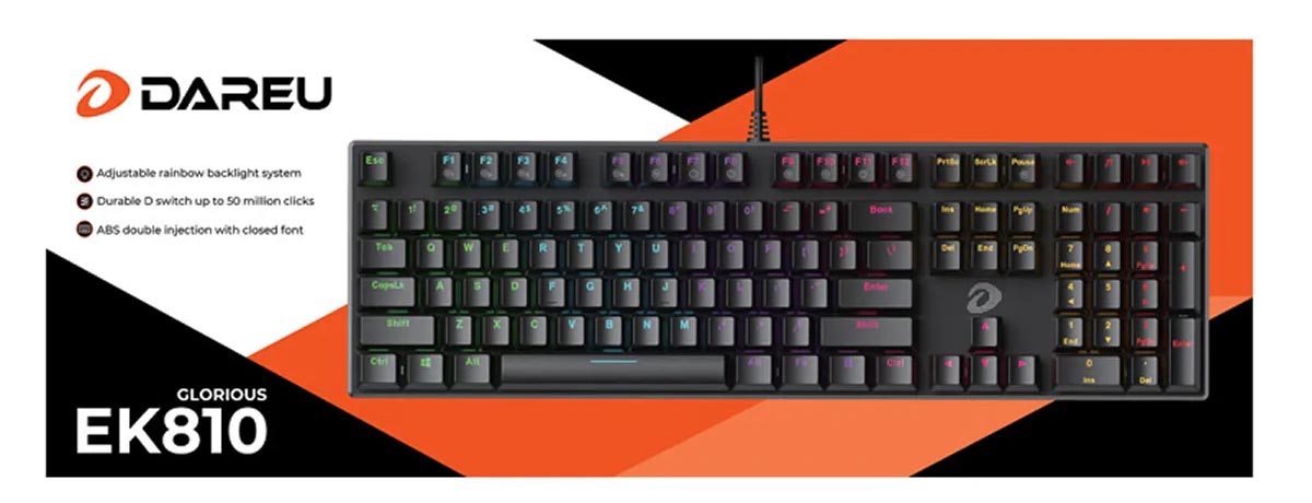  Dareu EK810 Multi-Led Black 