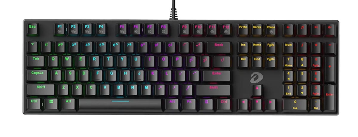  Dareu EK810 Multi-Led Black 