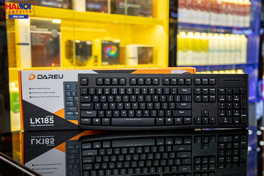 ban phim dareu lk185 usb black hacom 1