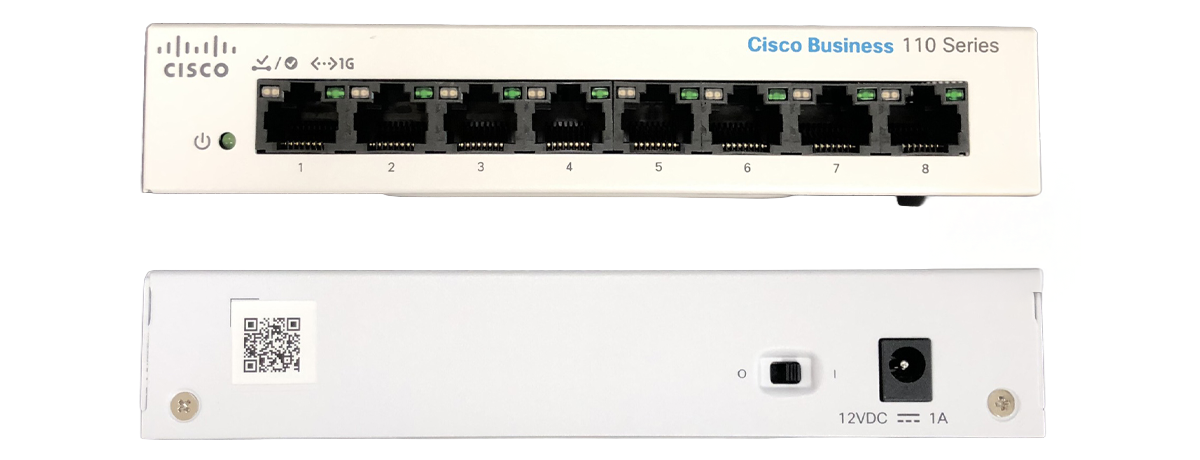 Switch Cisco CBS110-8T-D-EU Unmanaged 8-port GE, Desktop, Ext PS