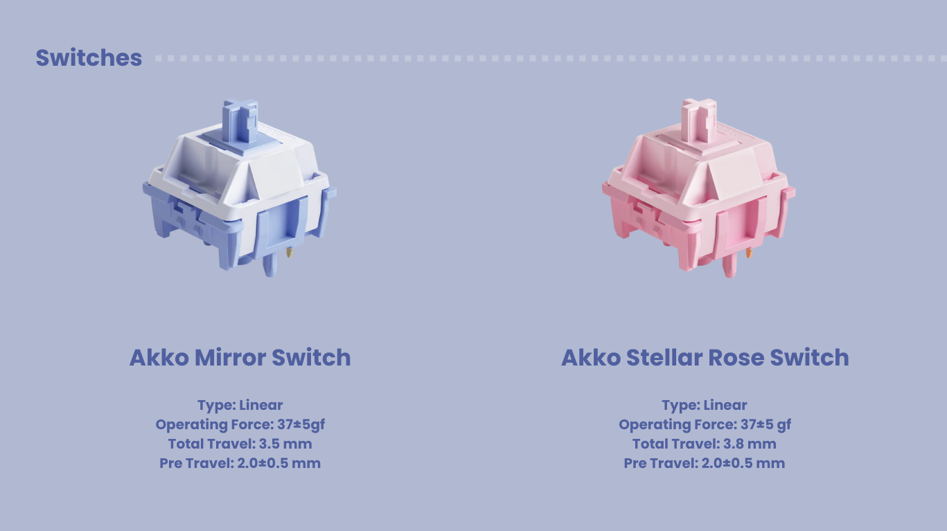 Bàn phím AKKO Mineral 02 VIA Black & Silver (Mirror Switch) 12