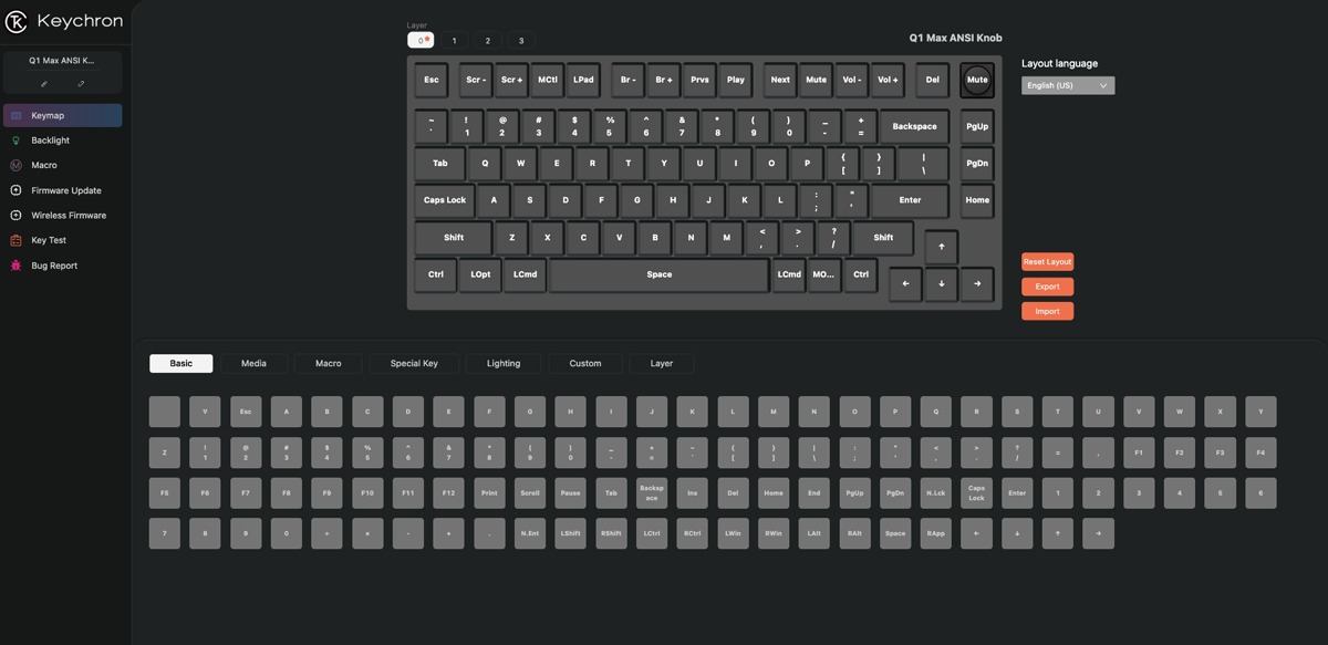 ban phim keychron q1m m4 q1 max swappable rgb backlight 2