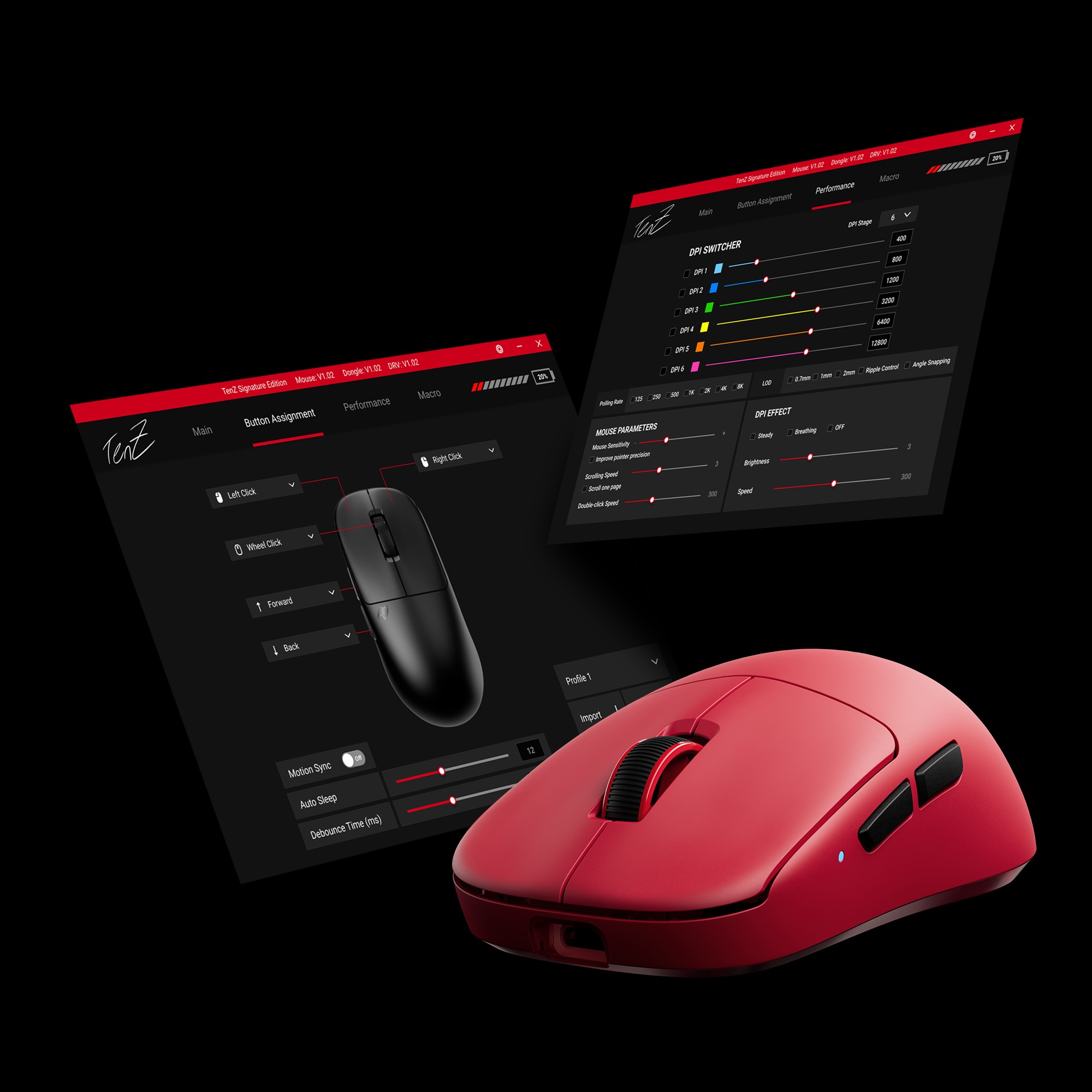 chuot pulsar khong day tenz signature red mepu0057 1