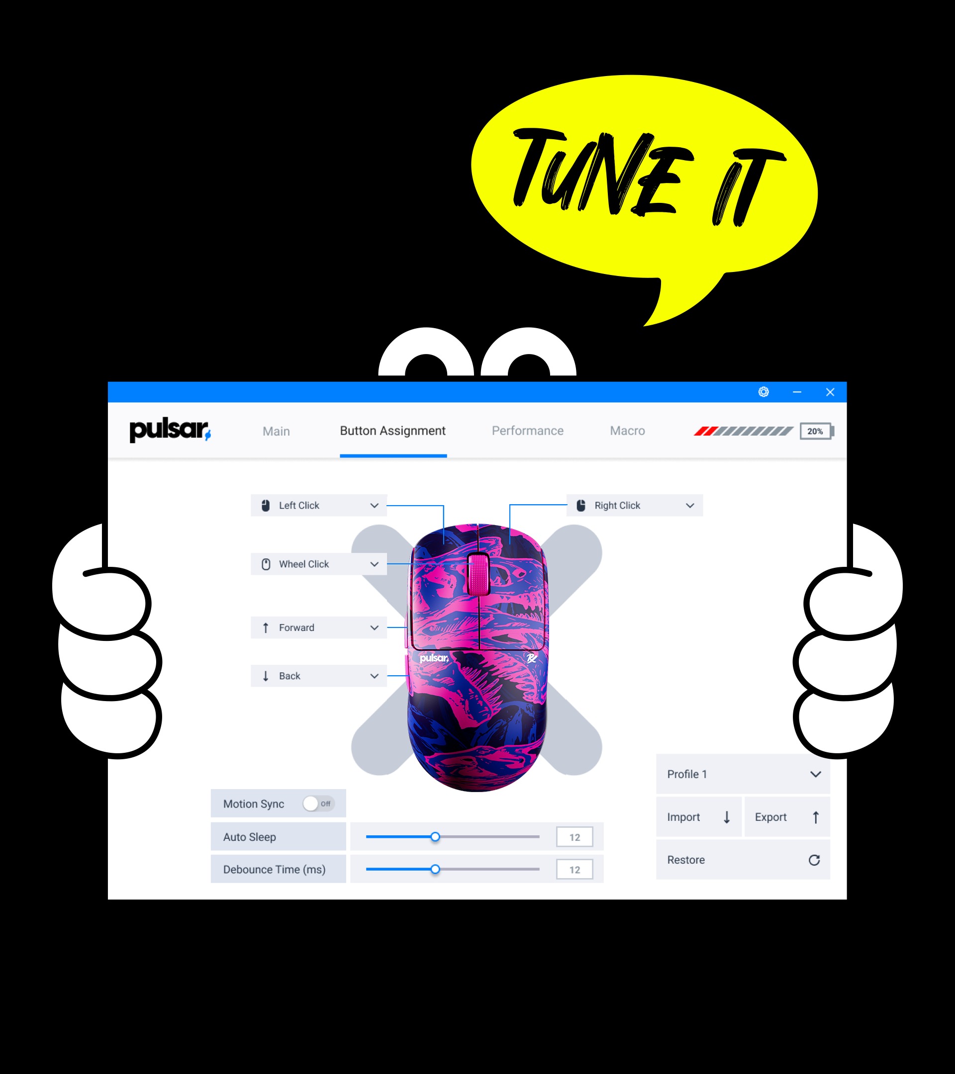 chuot pulsar khong day x2 crazylight prx edition mepu0056 2
