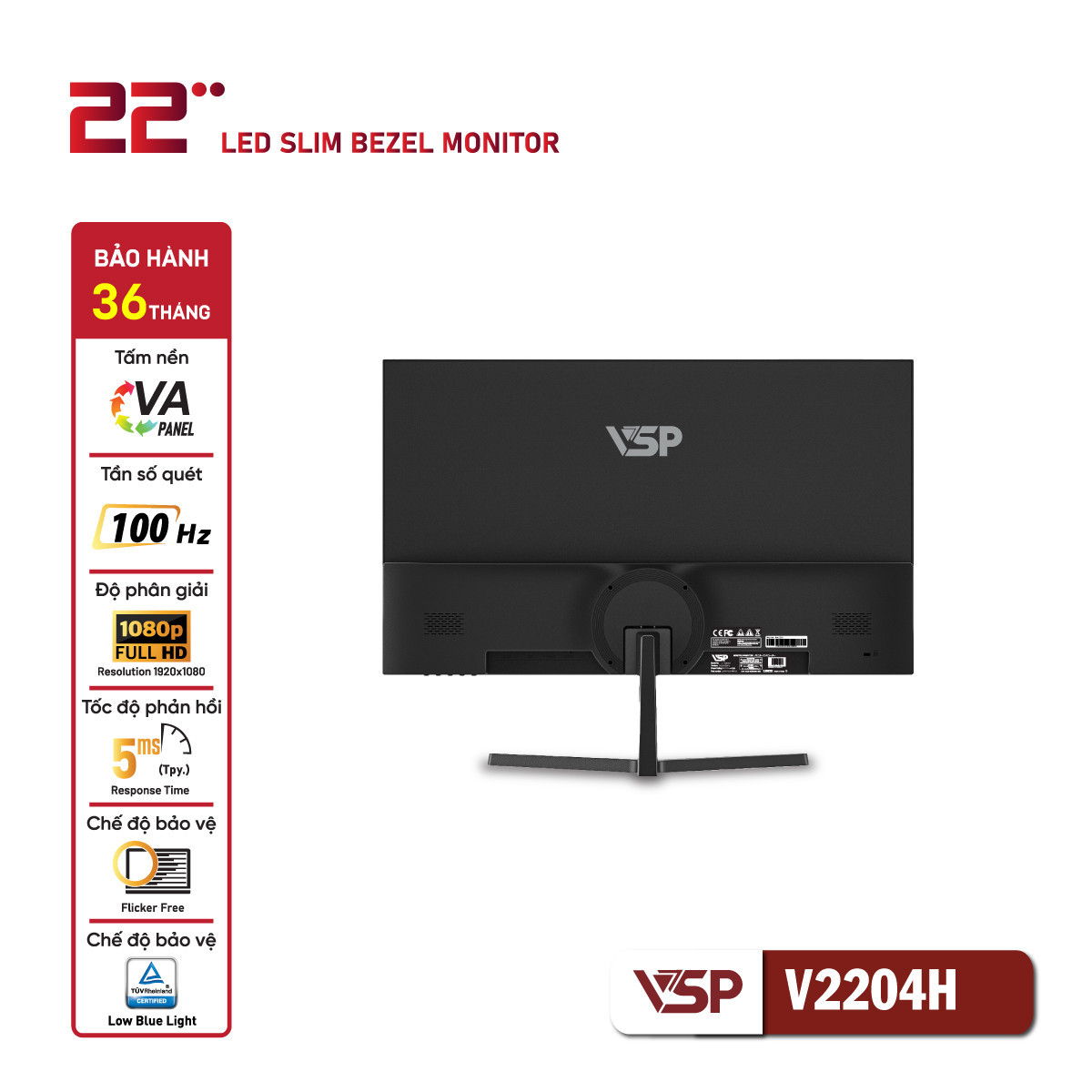 monitor vsp v2204h va gia re cho van phong