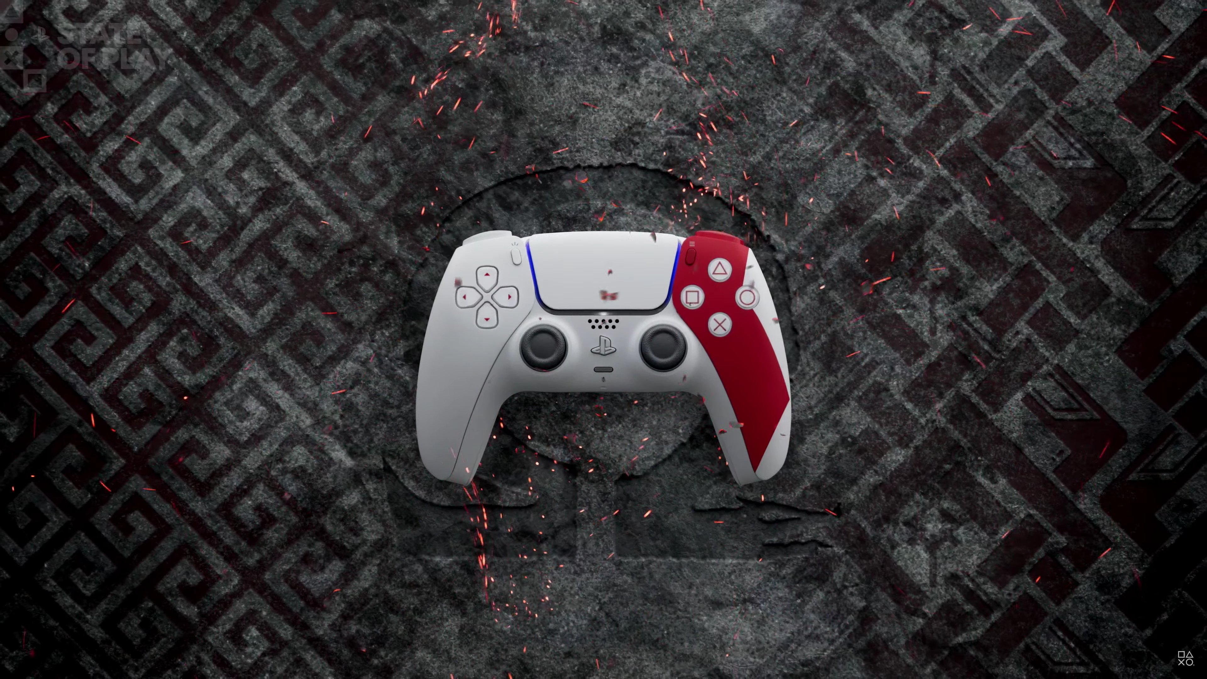 tay cam choi game sony ps5 dualsense god of war 20th anniversary gow gpso0085 1